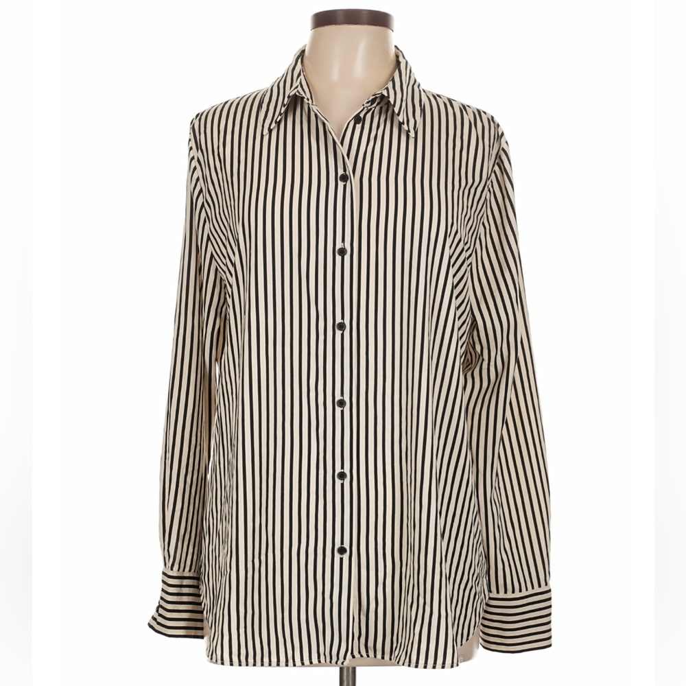 H&M Striped Button Up